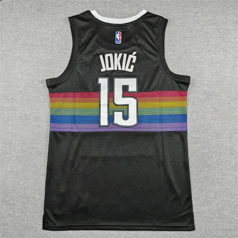 Camiseta Nikola Jokić #15 Denver Nuggets 2026 Negro City Edition