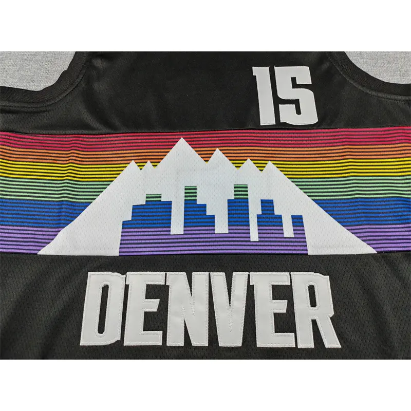 Camiseta Nikola Jokić #15 Denver Nuggets 2026 Negro City Edition