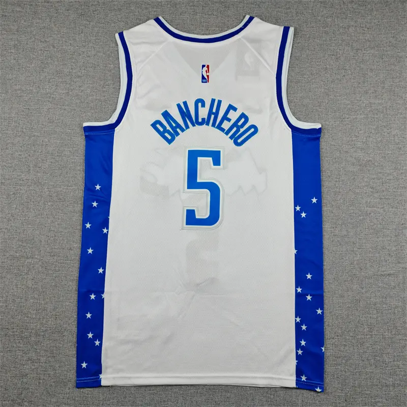 Camiseta Paolo Banchero #5 Orlando Magic 2026 Blanco City Edition
