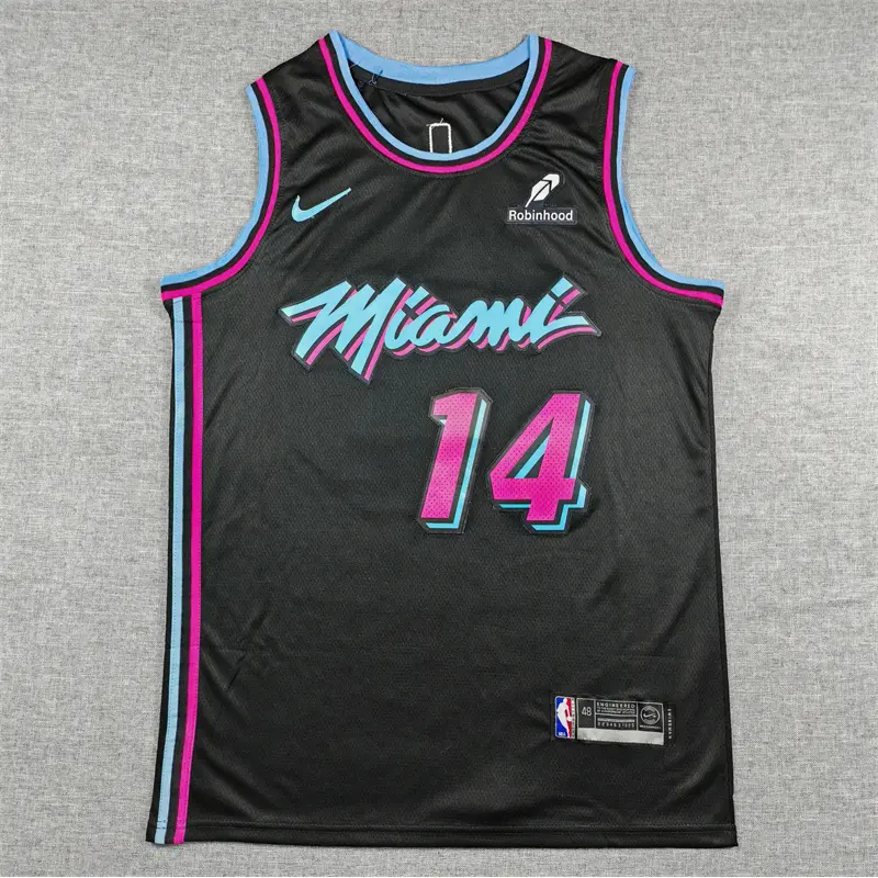 Camiseta Tyler Herro #14 Miami Heat 2026 Negro City Edition