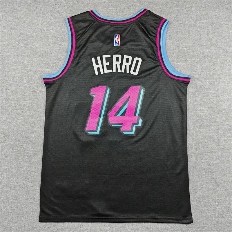 Camiseta Tyler Herro #14 Miami Heat 2026 Negro City Edition