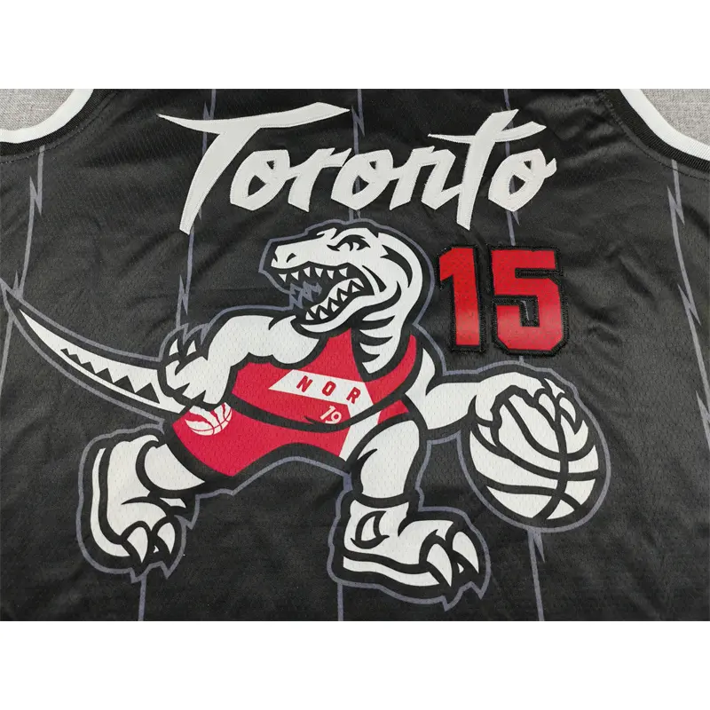 Camiseta Vince Carter #15 Toronto Raptors 2026 Negro City Edition