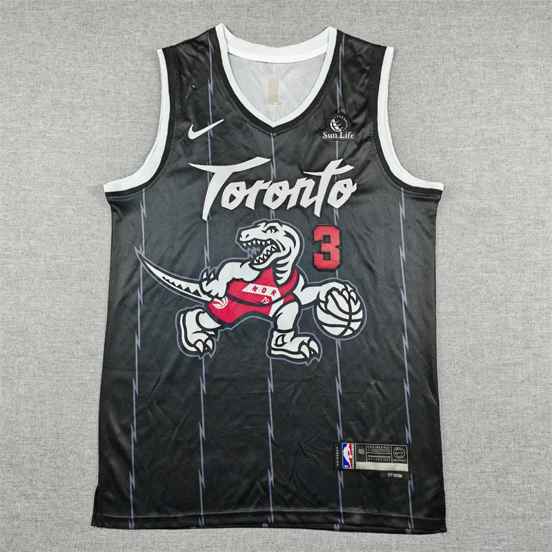 Camiseta Brandon Ingram #3 Toronto Raptors 2026 Negro City Edition