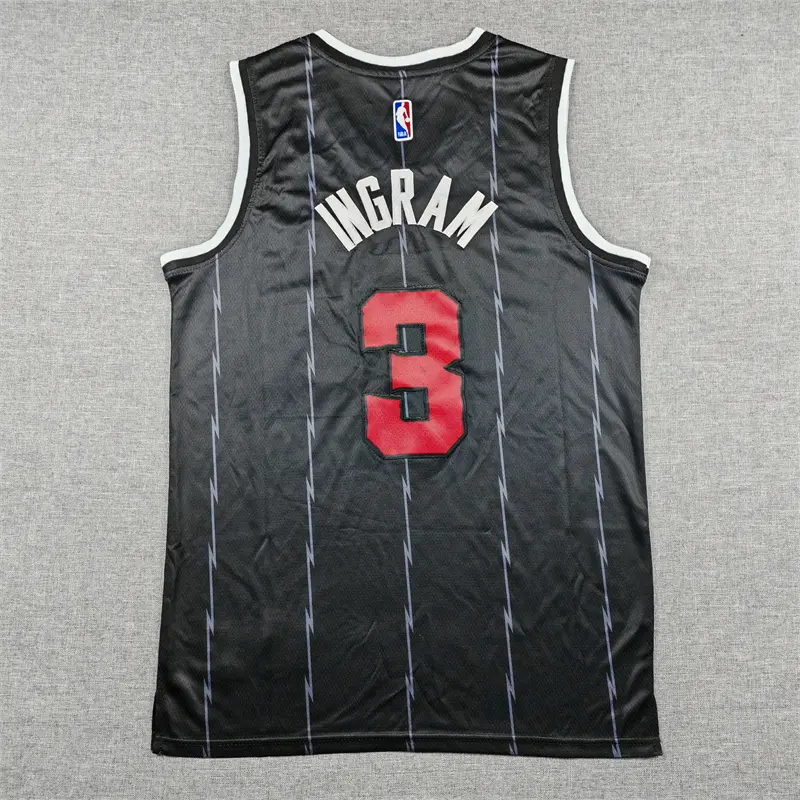 Camiseta Brandon Ingram #3 Toronto Raptors 2026 Negro City Edition