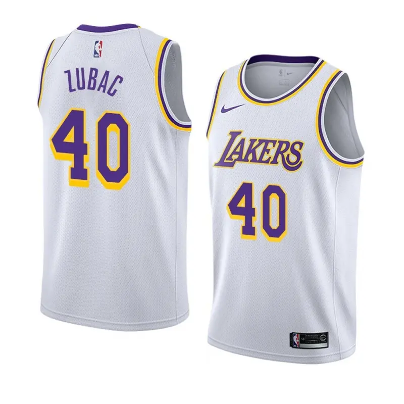 Camiseta Ivica Zubac #40 Los Angeles Lakers Blanco Icon Edition Swingman