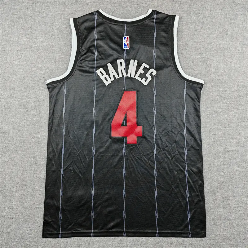 Camiseta Scottie Barnes #4 Toronto Raptors 2026 Negro City Edition