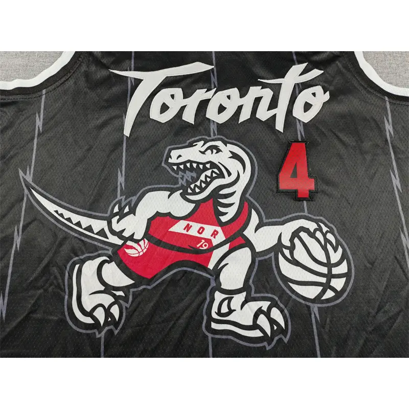 Camiseta Scottie Barnes #4 Toronto Raptors 2026 Negro City Edition
