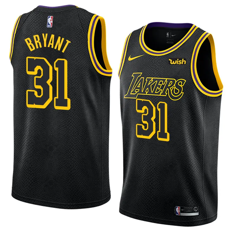 Camiseta Thomas Bryant #31 Los Angeles Lakers Negro Fan Edition