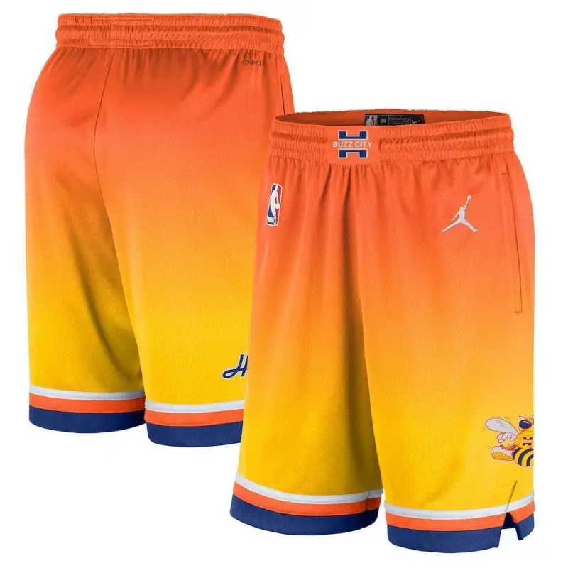 Pantalón Corto Charlotte Hornets 2026 Naranja City Edition