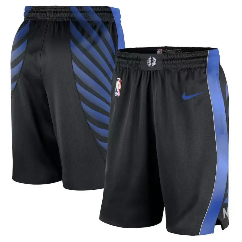 Pantalón Corto Dallas Mavericks 2026 Negro City Edition