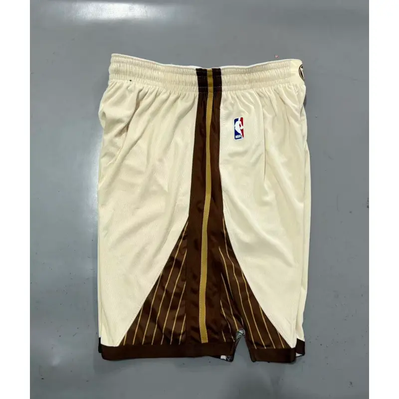 Pantalón Corto Golden State Warriors 2026 Beige City Edition