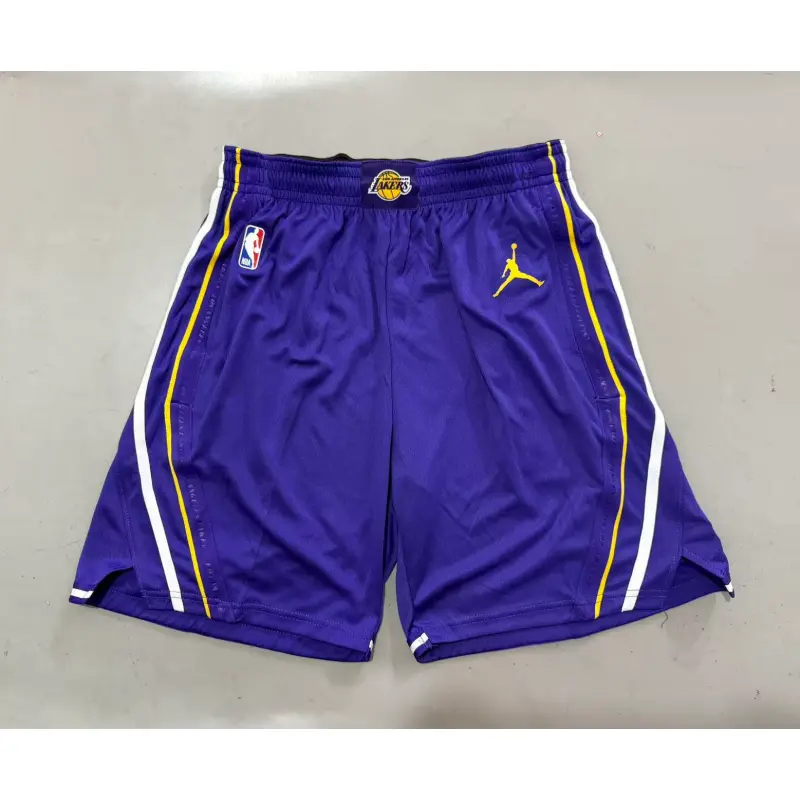 Pantalón Corto Los Angeles Lakers 2026 Morado Statement Edition