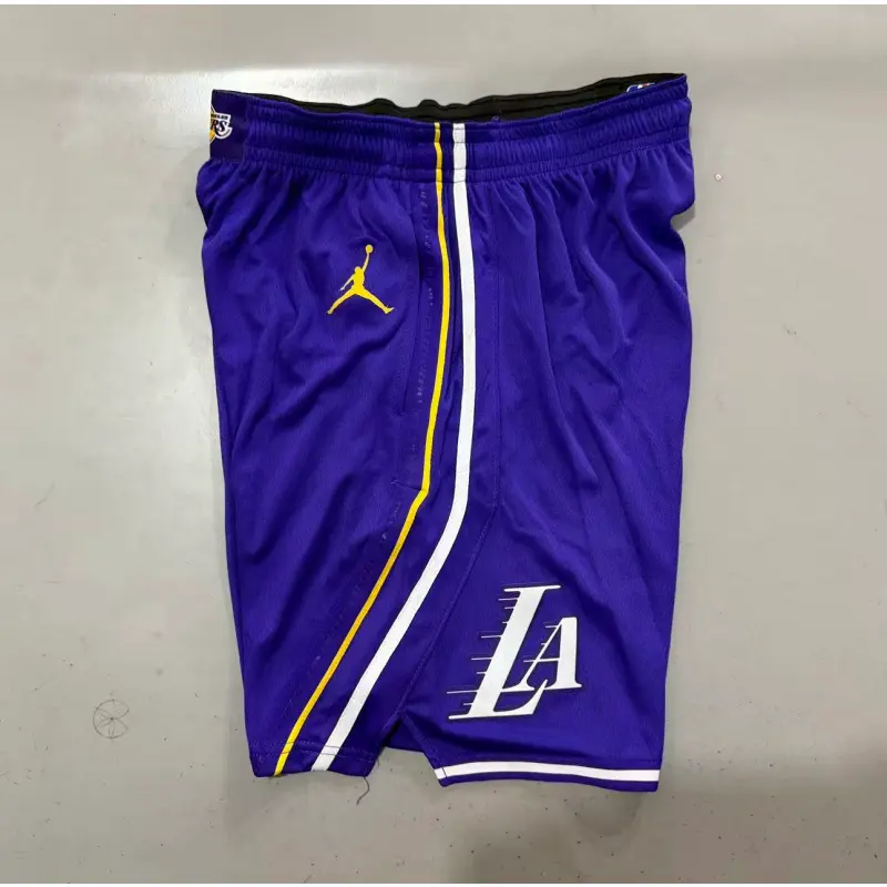 Pantalón Corto Los Angeles Lakers 2026 Morado Statement Edition