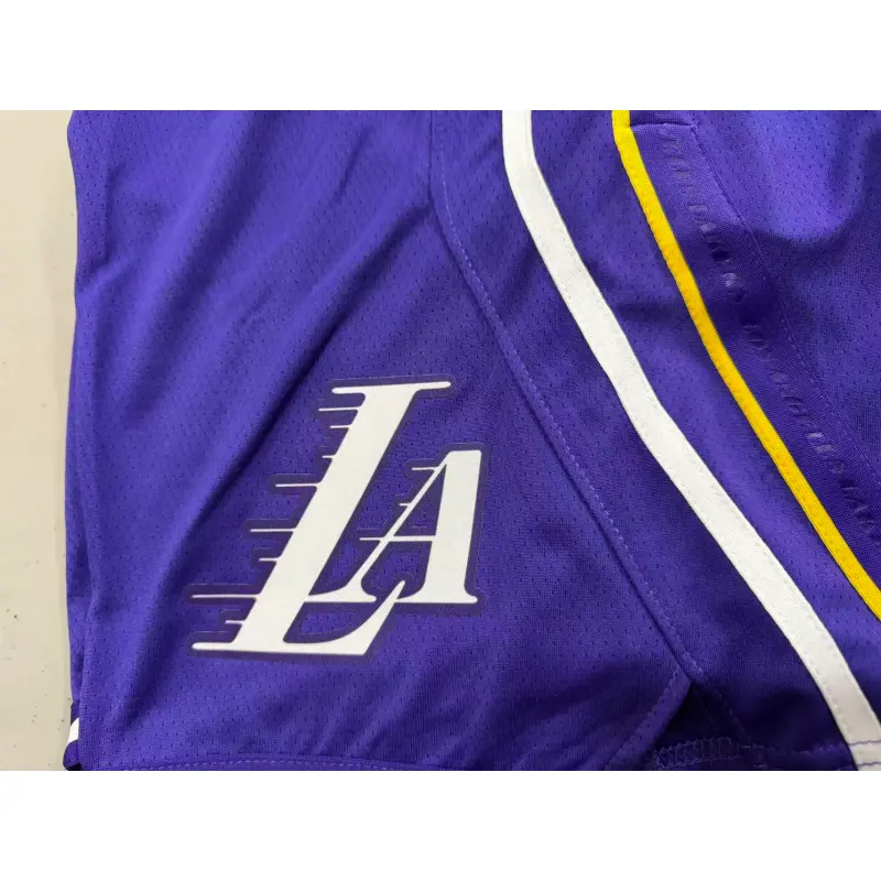 Pantalón Corto Los Angeles Lakers 2026 Morado Statement Edition