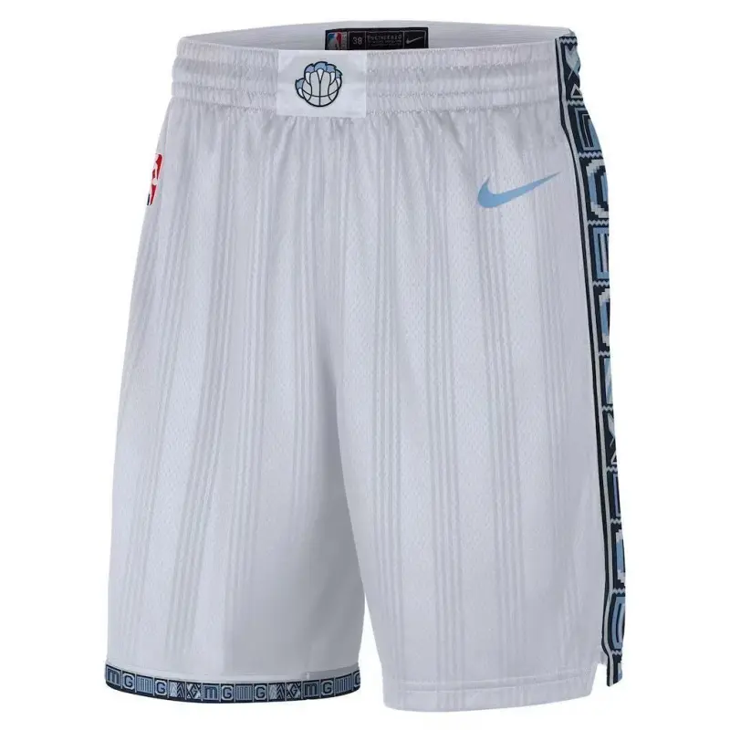 Pantalón Corto Memphis Grizzlies 2026 Blanco City Edition
