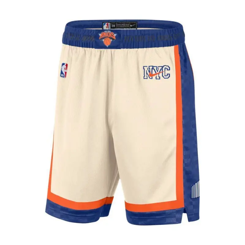 Pantalón Corto New York Knicks 2026 Beige  City Edition
