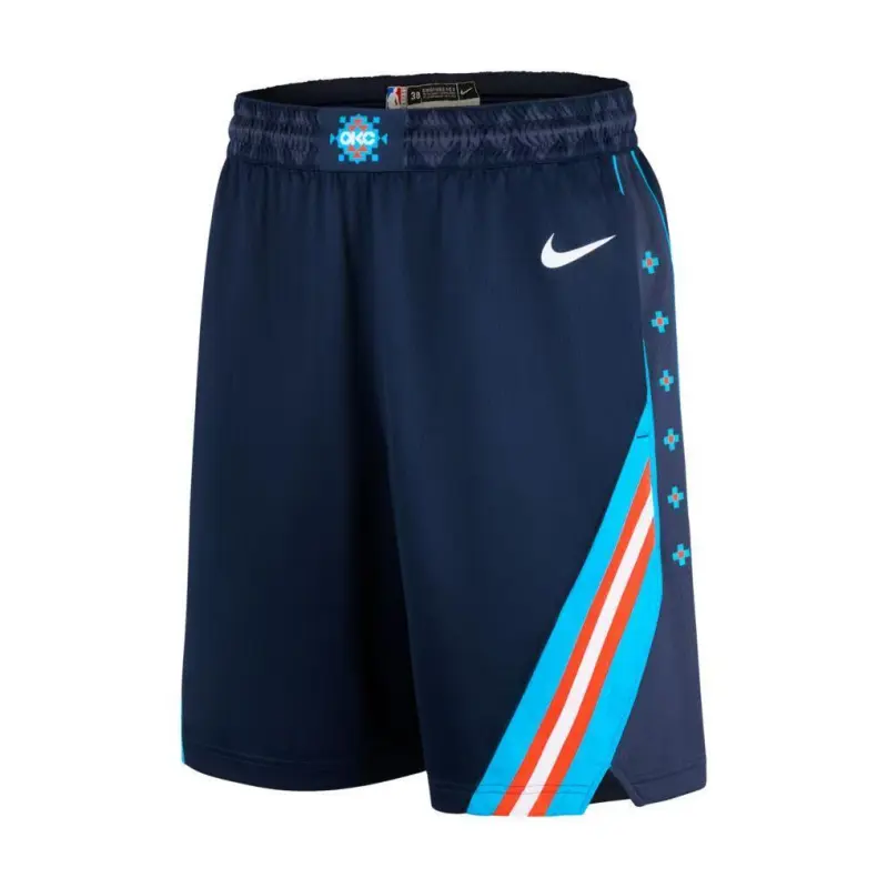 Pantalón Corto Oklahoma City Thunder 2026 Azul Oscuro City Edition