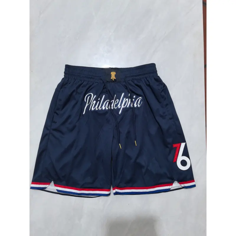 Pantalón Corto Philadelphia 76ers 2026 Azul Oscuro City Edition