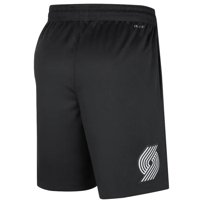 Pantalón Corto Portland Trail Blazers 2026 Negro/Verde City Edition