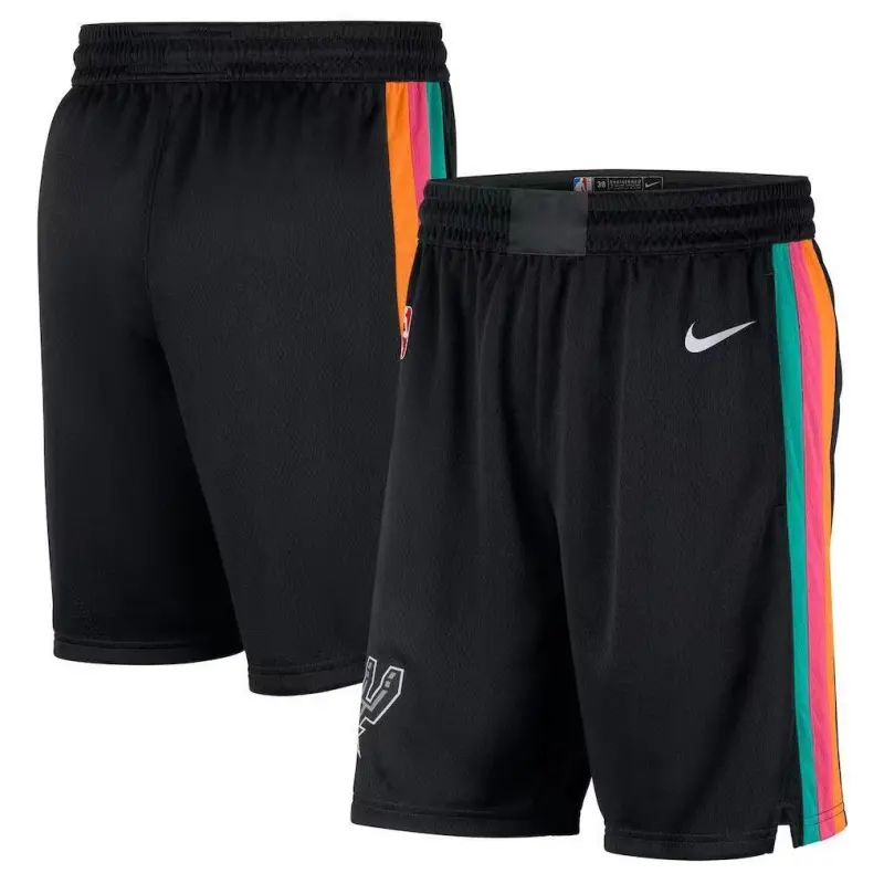 Pantalón Corto San Antonio Spurs 2026 Negro City Edition