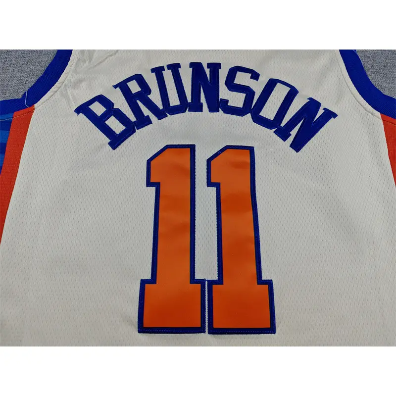 Camiseta Jalen Brunson #11 New York Knicks 2026 Beige City Edition