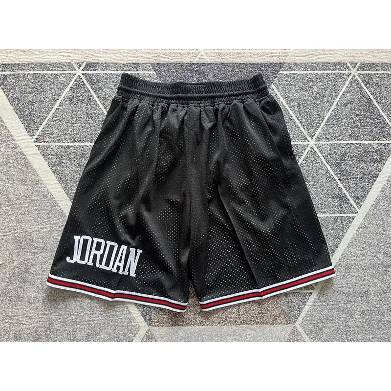 Pantalón Corto Michael Jordan #23 Chicago Bulls Negro Retro