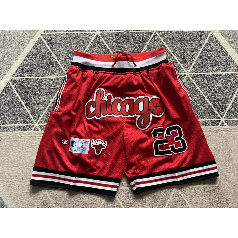 Pantalón Corto Michael Jordan #23 Chicago Bulls Rojo Retro