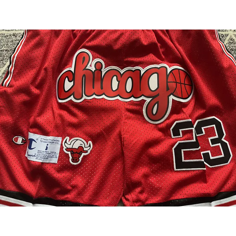 Pantalón Corto Michael Jordan #23 Chicago Bulls Rojo Retro