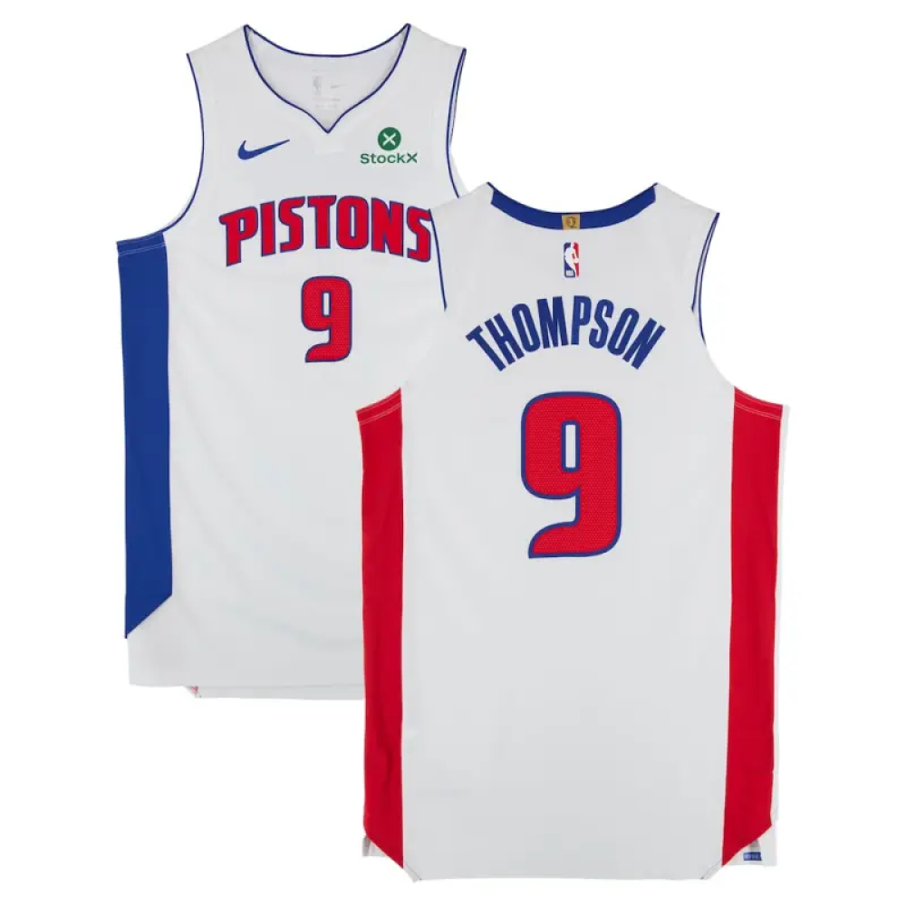 Camiseta Ausar Thompson #9 Detroit Pistons 2026 Blanco