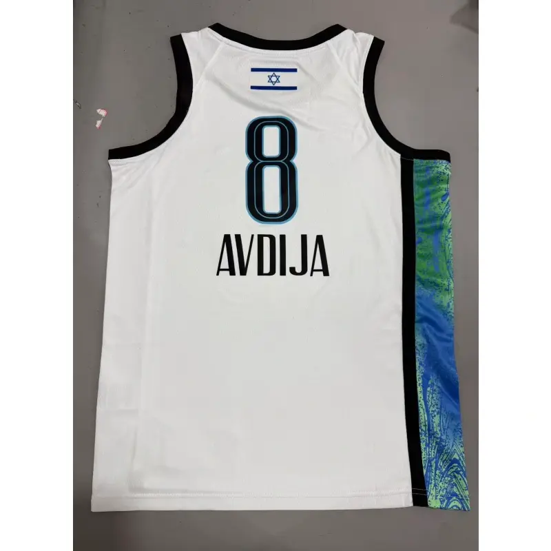 Camiseta Deni Avdija #8 All-Star 2026 Blanco