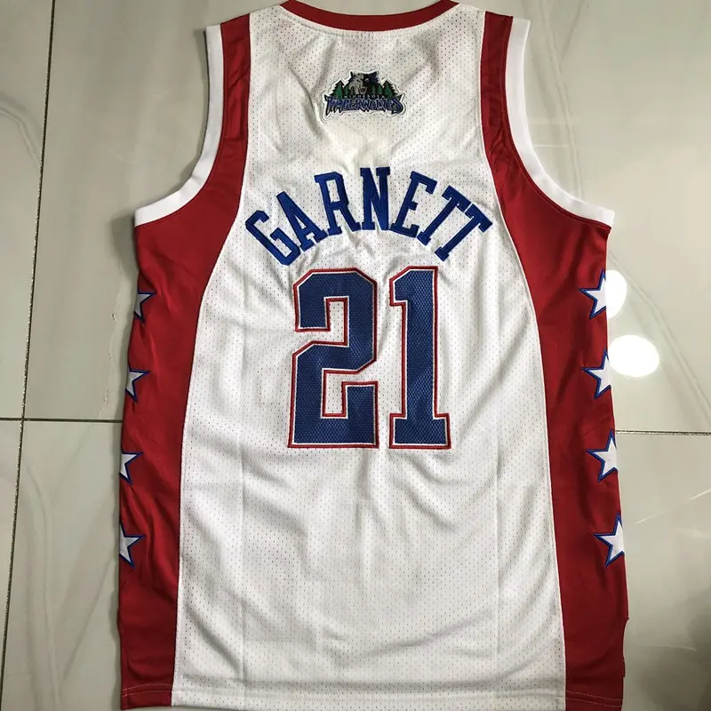 Camiseta Kevin Garnett #21 All-Star 2004 Blanco