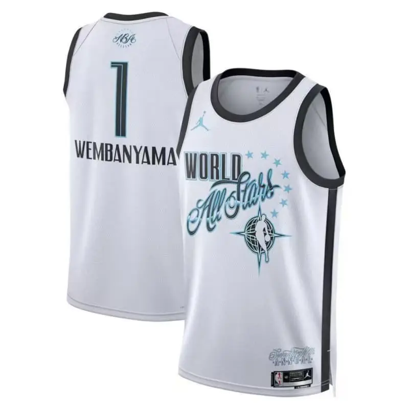 Camiseta Victor Wembanyama #1 All-Star 2026 Blanco
