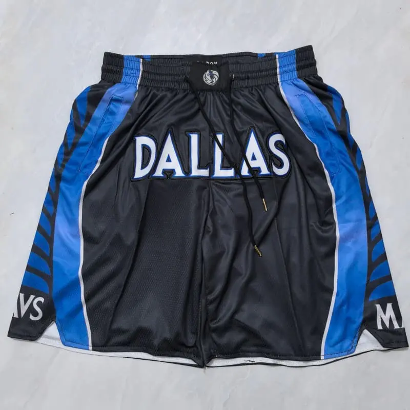 Pantalón Corto de Bolsillo Dallas Mavericks 2026 Negro City Edition