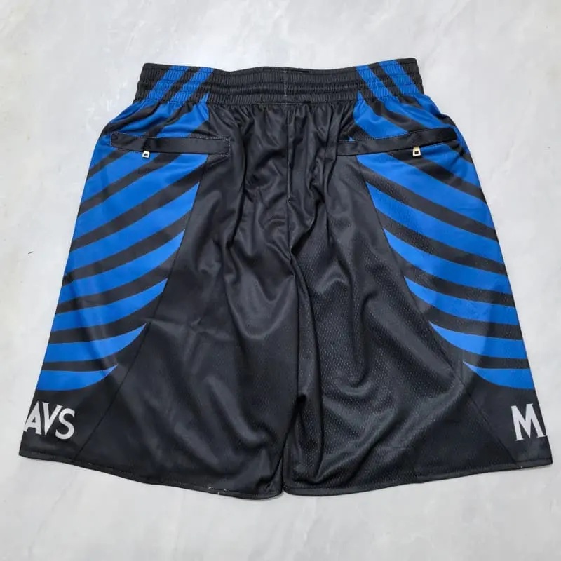 Pantalón Corto de Bolsillo Dallas Mavericks 2026 Negro City Edition