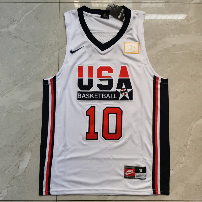 Camiseta Kobe Bryant #10 USA Dream Team Blanco