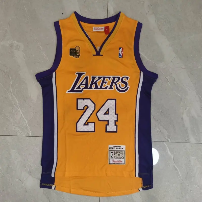 Camiseta Kobe Bryant #24 Los Angeles Lakers 2009 Amarillo Champion