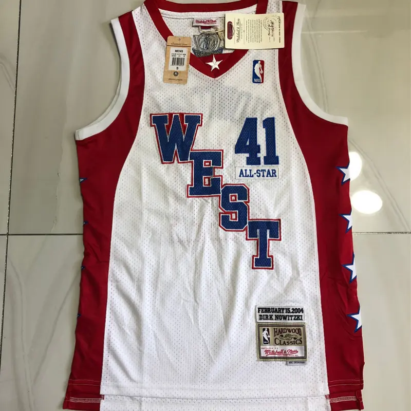 Camiseta Dirk Werner Nowitzki #41 All-Star 2004 Blanco