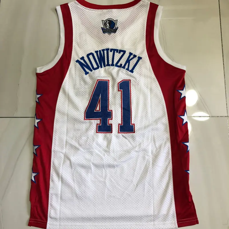 Camiseta Dirk Werner Nowitzki #41 All-Star 2004 Blanco
