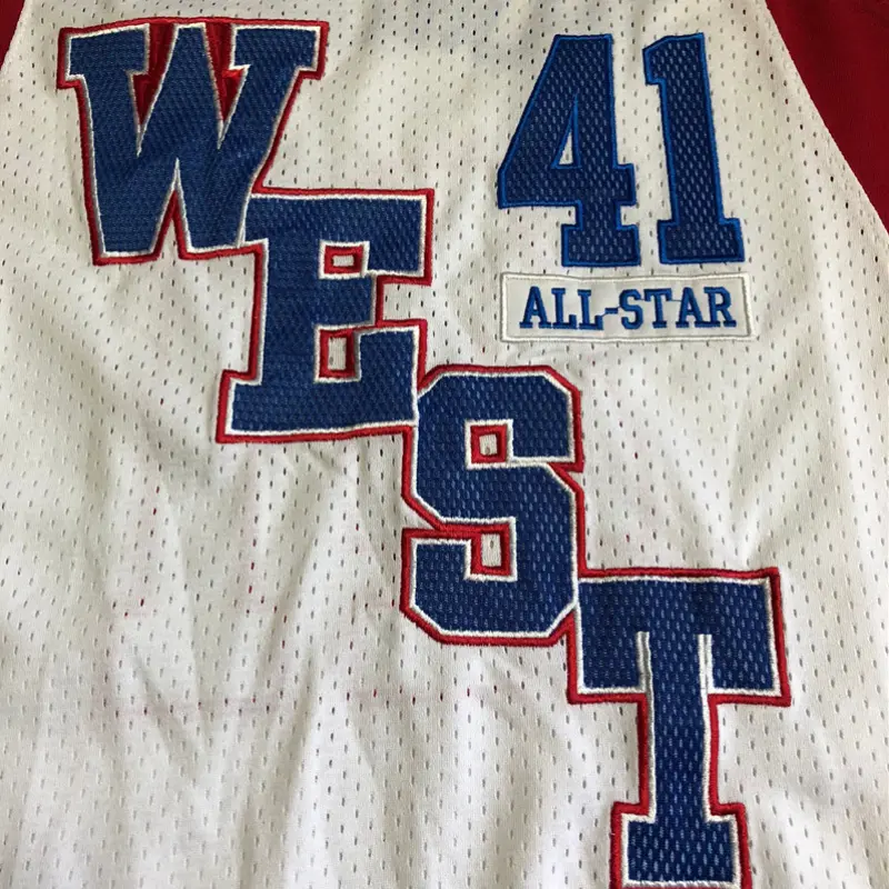 Camiseta Dirk Werner Nowitzki #41 All-Star 2004 Blanco