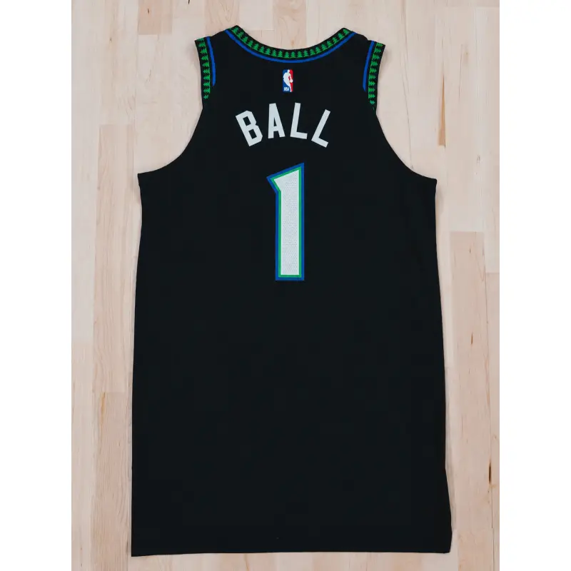 Camiseta LaMelo Ball #1 Minnesota Timberwolves 2026 Edición Clasico Negro