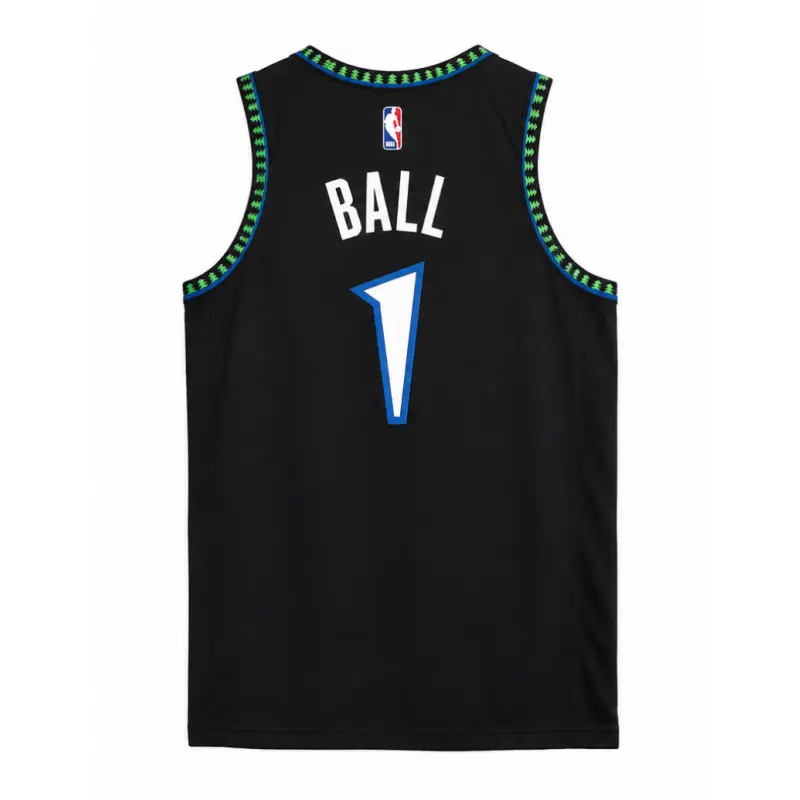 Camiseta LaMelo Ball #1 Minnesota Timberwolves 2026 Negro Statement Edition