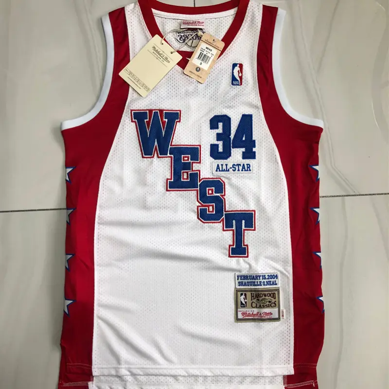 Camiseta Shaquille O'Neal #34 All-Star 2004 Blanco