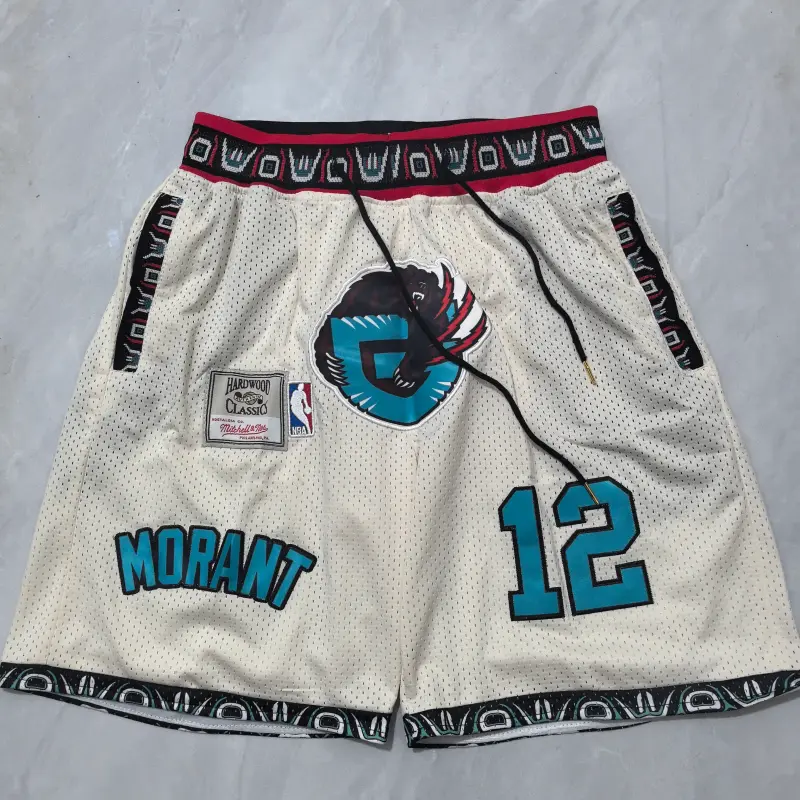 Pantalón Corto de Bolsillo Memphis Grizzlies Beige Retro