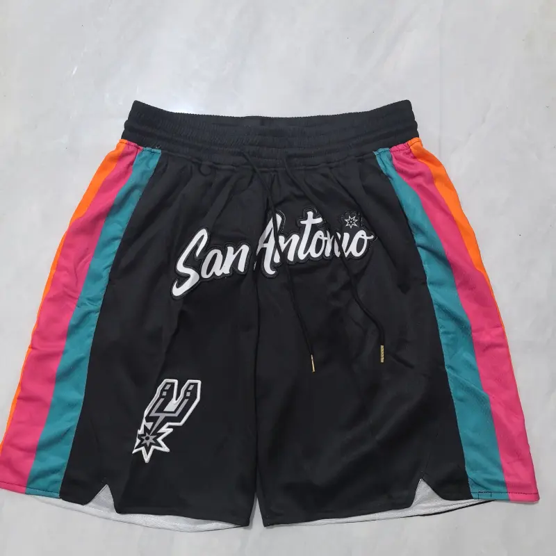 Pantalón Corto de Bolsillo San Antonio Spurs 2026 Negro City Edition