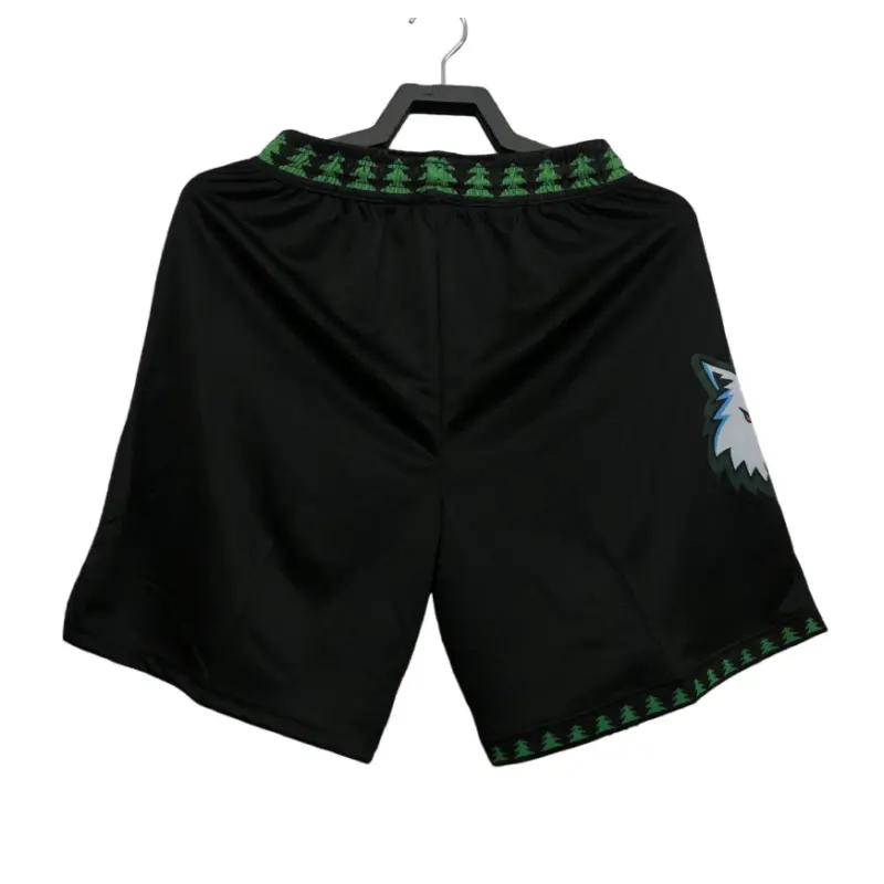 Pantalón Corto Minnesota Timberwolves Negro Classic Edition