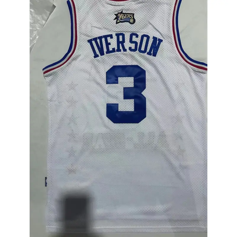 Camiseta Allen Iverson #3 All-Star Blanco Classic Edition Camiseta Allen Iverson #3 All-Star Blanco Classic Edition