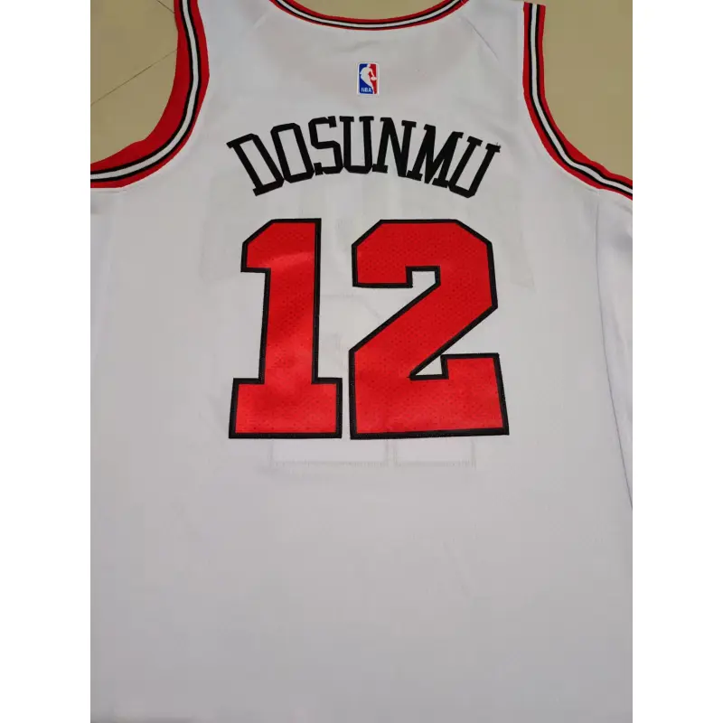 Camiseta Ayo Dosunmu #12 Chicago Bulls Blanco Camiseta Ayo Dosunmu #12 Chicago Bulls Blanco