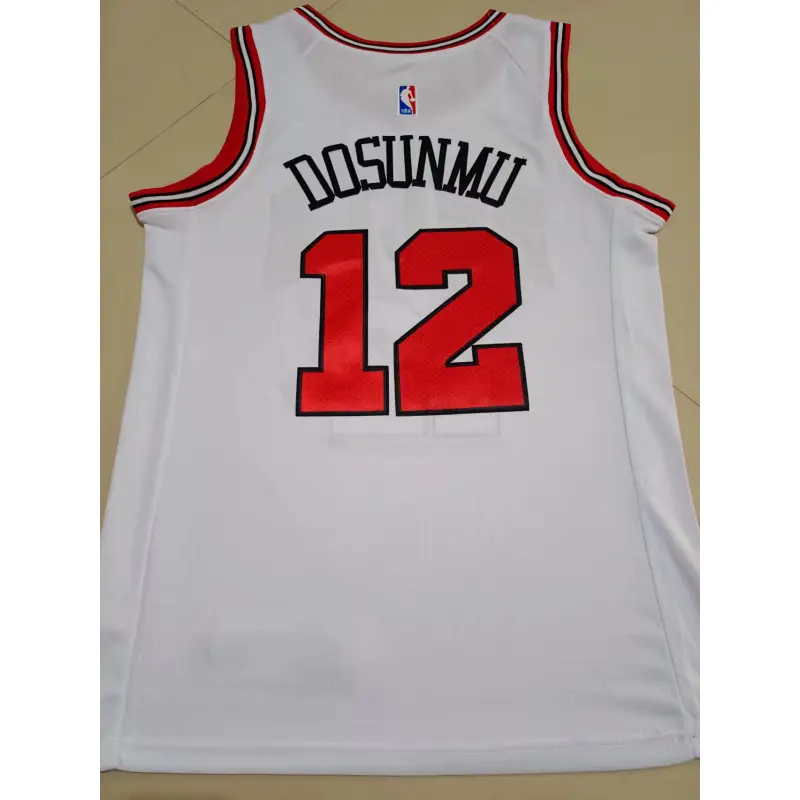 Camiseta Ayo Dosunmu #12 Chicago Bulls Blanco Camiseta Ayo Dosunmu #12 Chicago Bulls Blanco