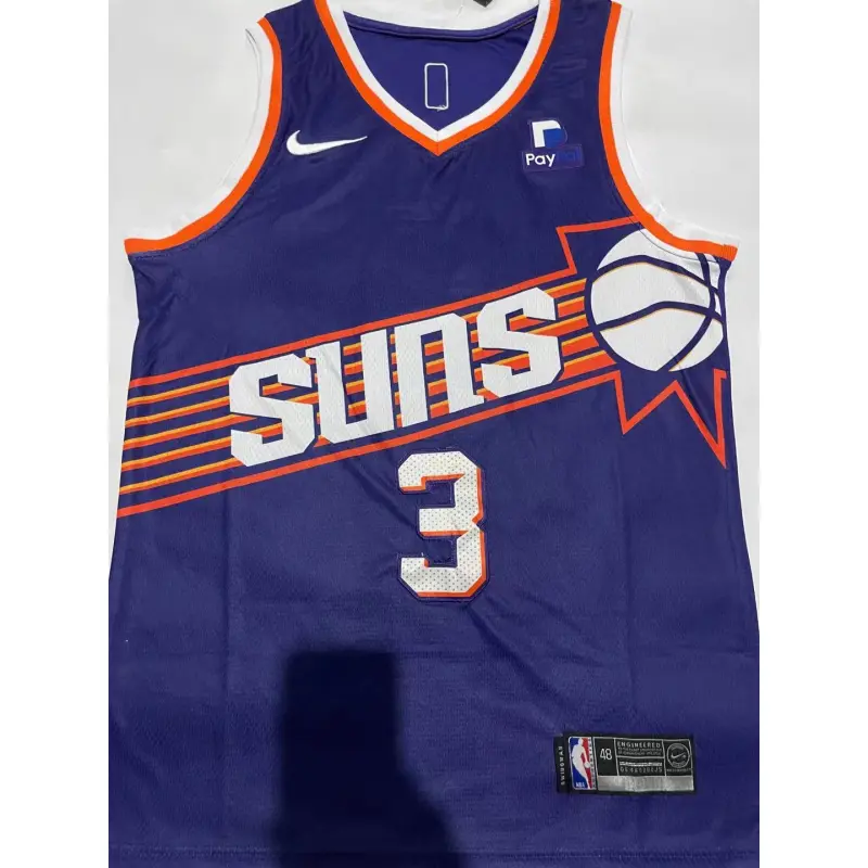 Camiseta Bradley Beal #3 Phoenix Suns 2024 Morado Camiseta Bradley Beal #3 Phoenix Suns 2024 Morado