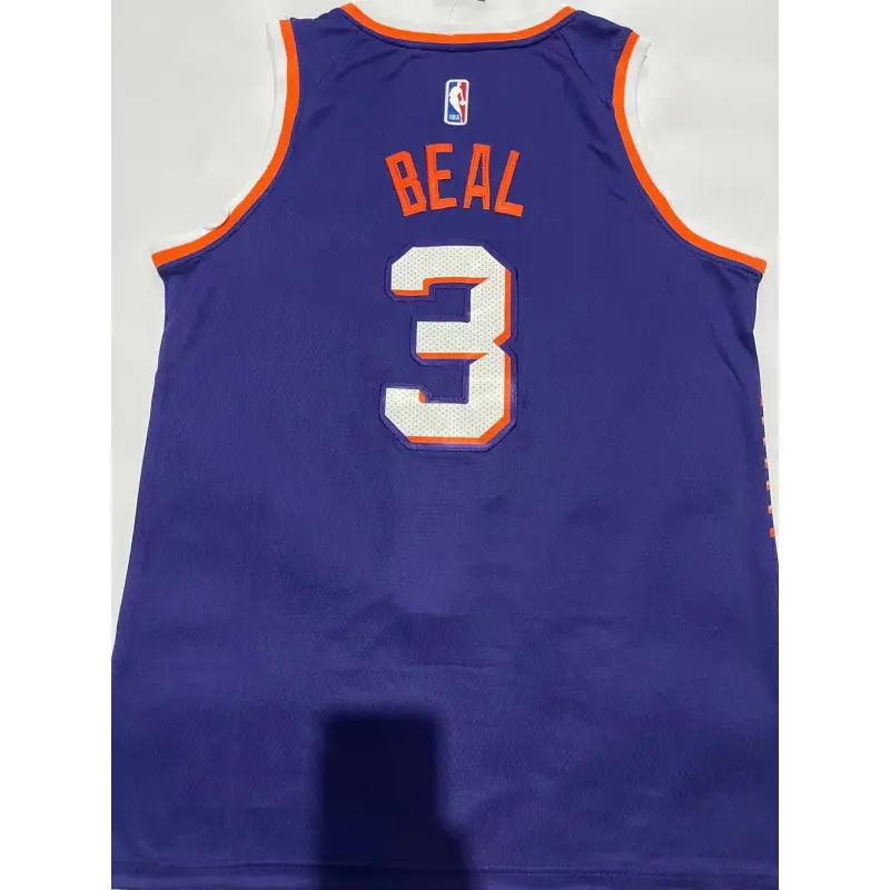 Camiseta Bradley Beal #3 Phoenix Suns 2024 Morado Camiseta Bradley Beal #3 Phoenix Suns 2024 Morado